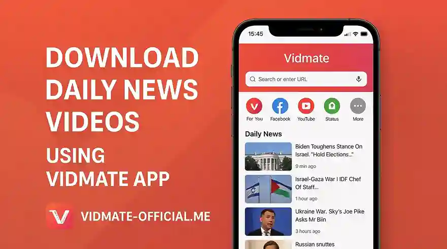 Download Daily News Videos Using VidMate App