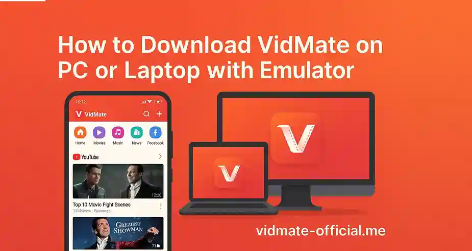 How to Download VidMate on PC or Laptop with Emulator