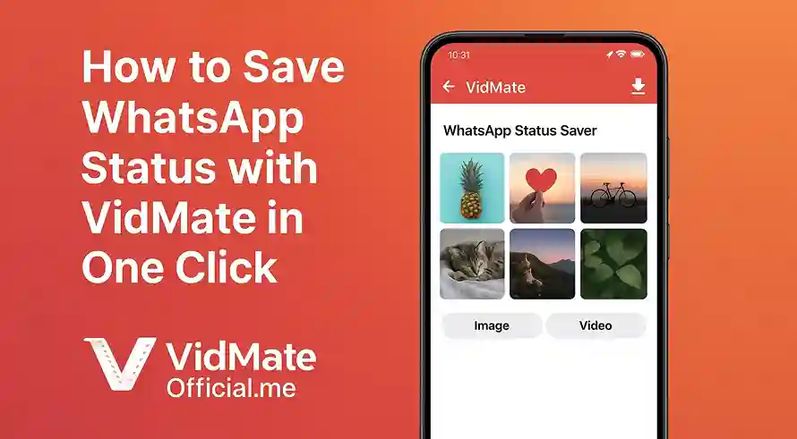 How to Save WhatsApp Status with VidMate in One Click