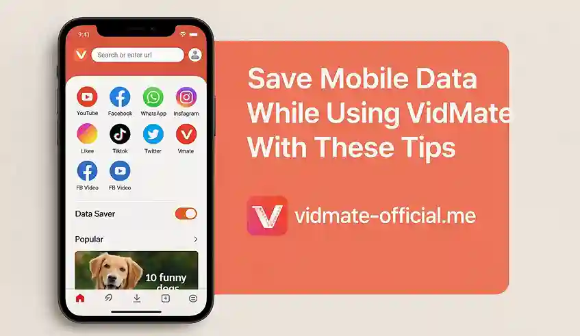 Save Mobile Data While Using VidMate With These Tipse