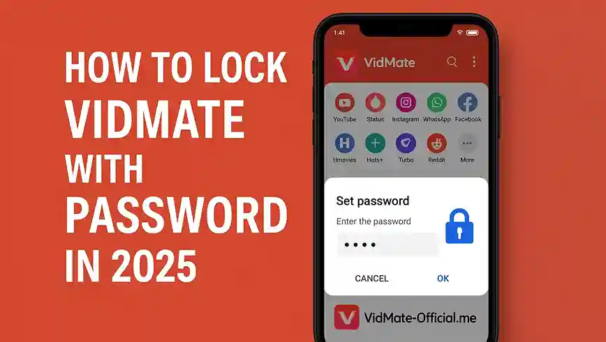 How to Lock VidMate With Password in 2025