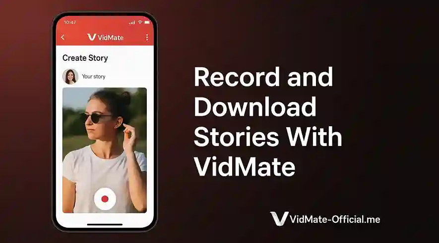 Record and Download Stories With VidMate